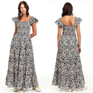 Anthropologie Love The Label Gaya Smocked Dress